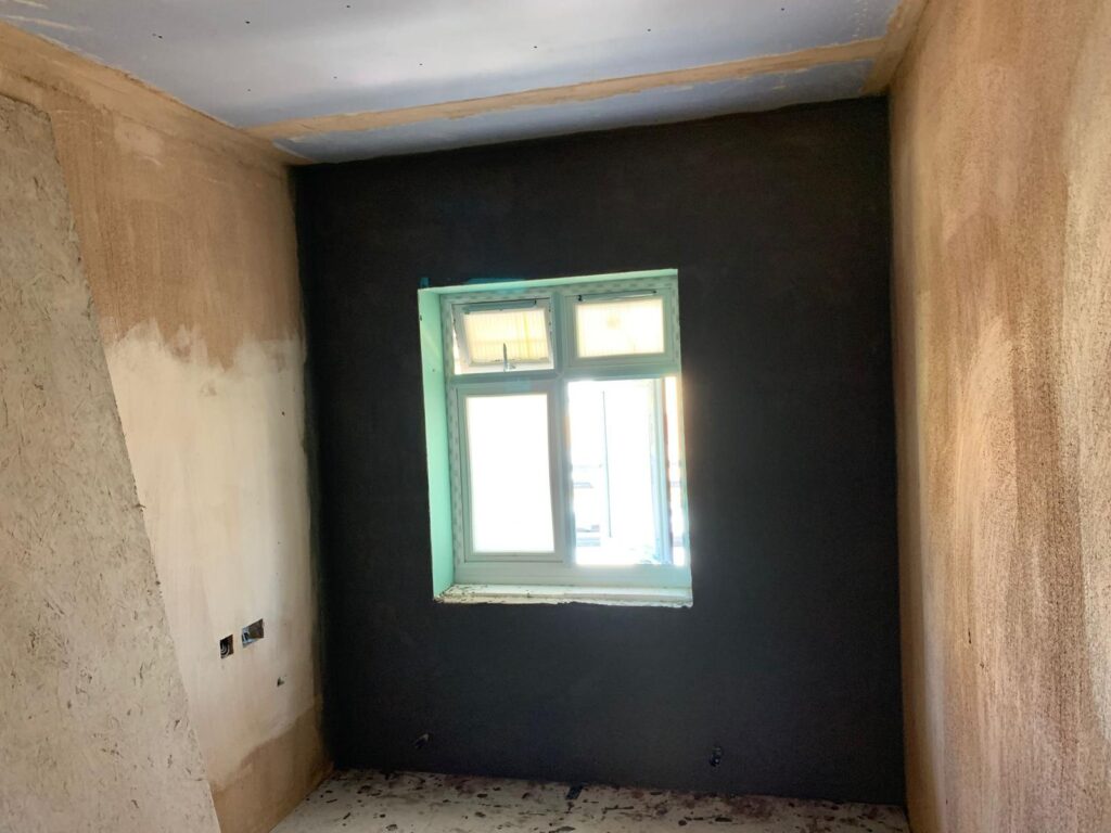 Interior Rendering base coat + Pastering BR5