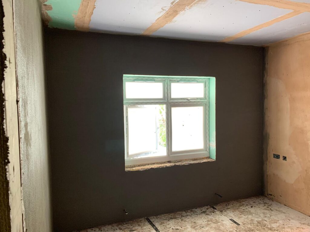 Interior Rendering base coat + Pastering BR5