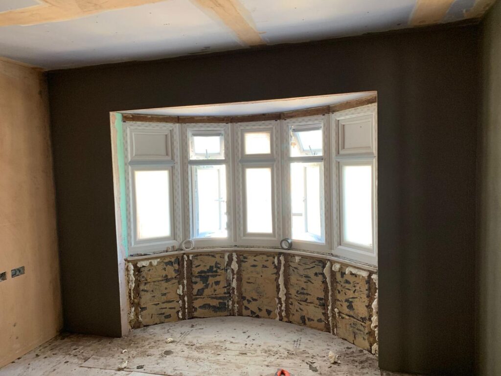 Interior Rendering base coat + Pastering BR5