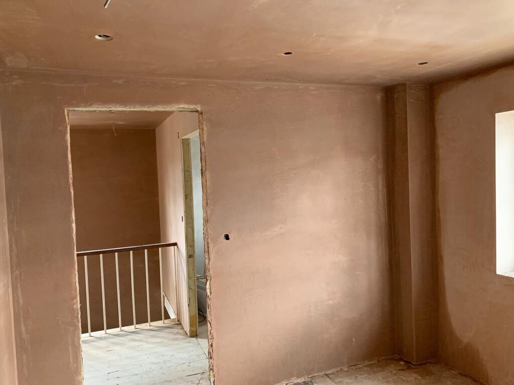 Interior Rendering base coat + Pastering BR5